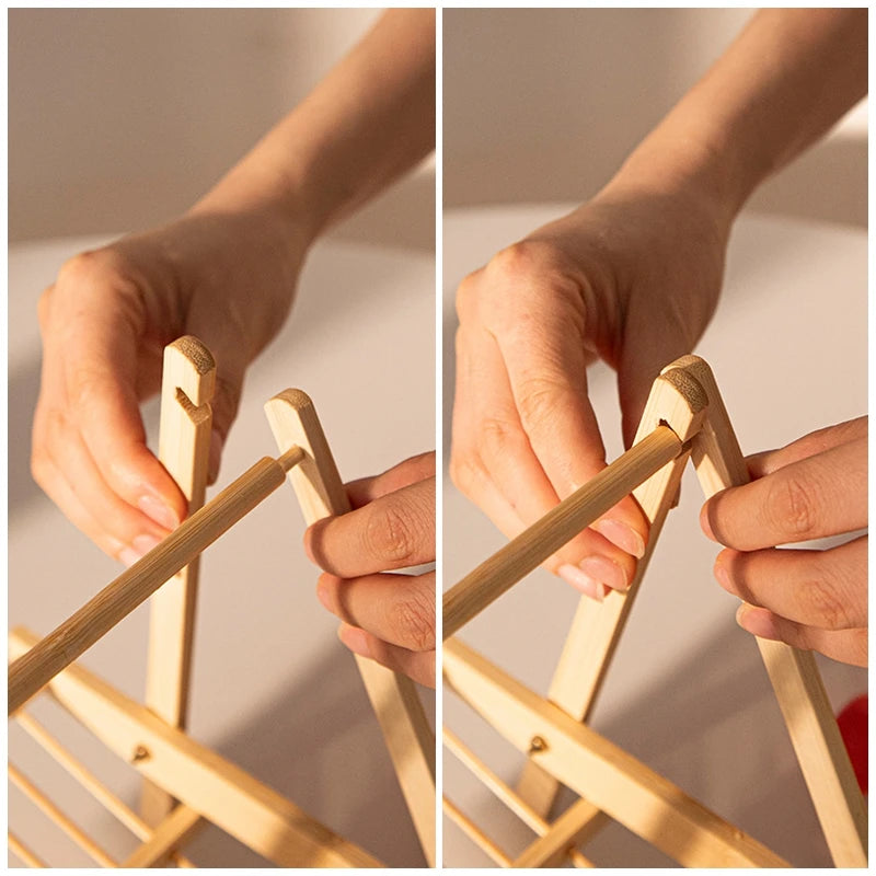 Multi-Tiers Wooden Storage Shelf