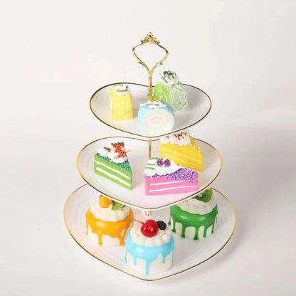 Plastic 3-layer Dessert holder