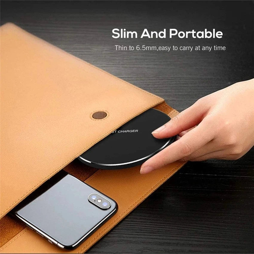 100W – Fast Wireless Charging Pad Station for iPhone & Android Devices