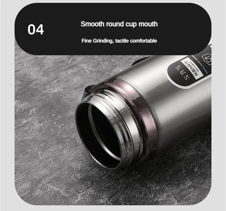 Stainless Steel Thermos Bottle with LED Temperature Display