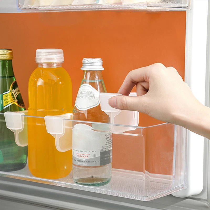 Refrigerator Partition Board Retractable Plastic Divider Storage