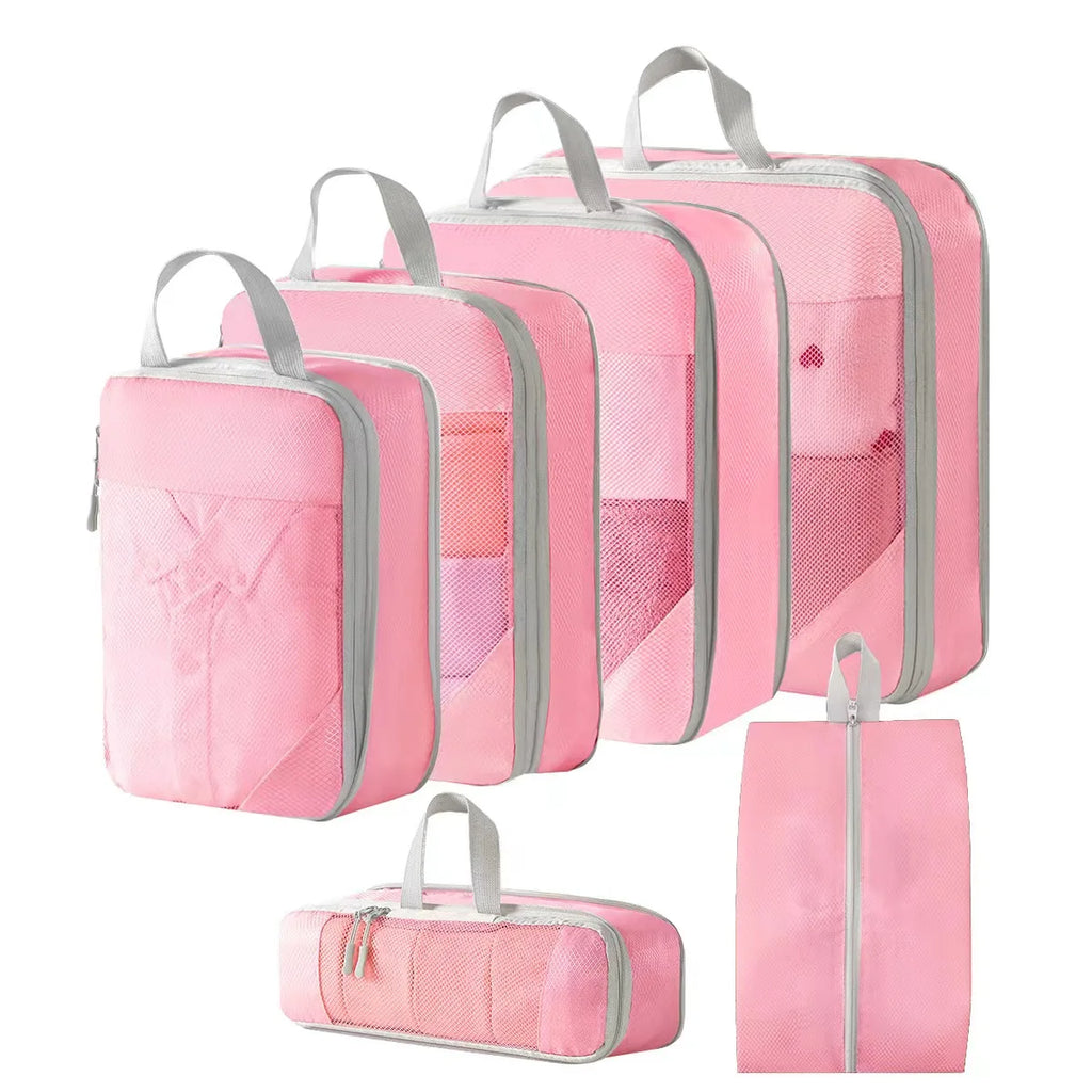 Luggage Packing Cubes – Expandable Compression Organizers for Suitcases & Trips