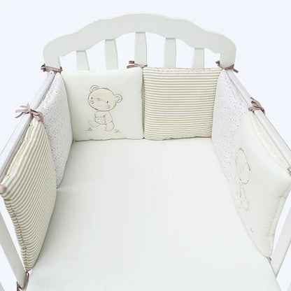 6Pcs/Set Baby Bed Protector
