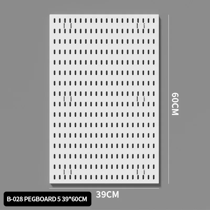 Pegboard Wall Display Kit – Modular Punch-Free Panels for Craft Room & Office Storage