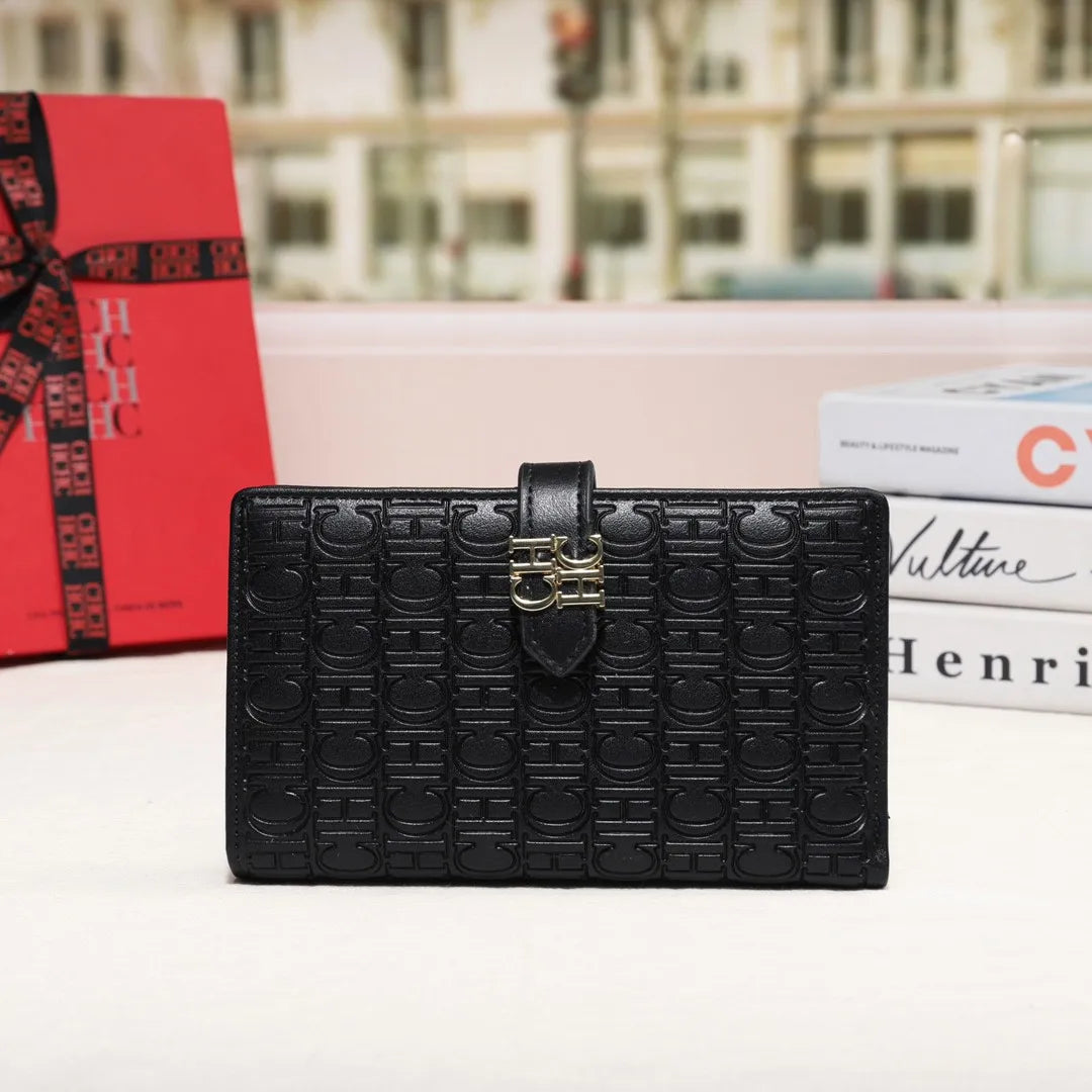Elegant Long Wallet – High-Capacity Organizer for Cards & Coins