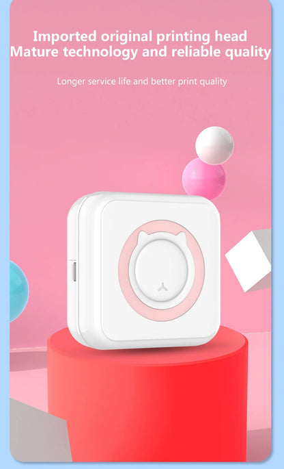 Portable Mini Bluetooth Photo Printer