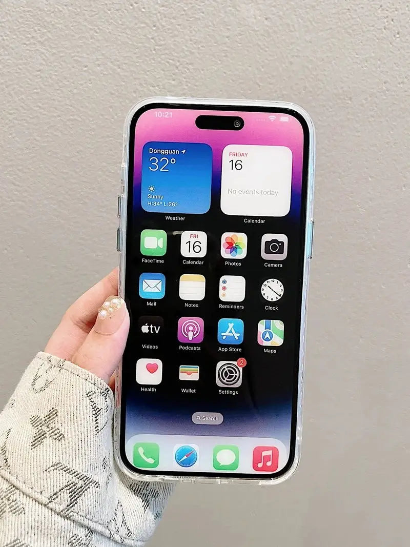 Elegant Floral Glitter Case – Diamond Shockproof Cover with Camera Lens Protection for iPhone 11–16