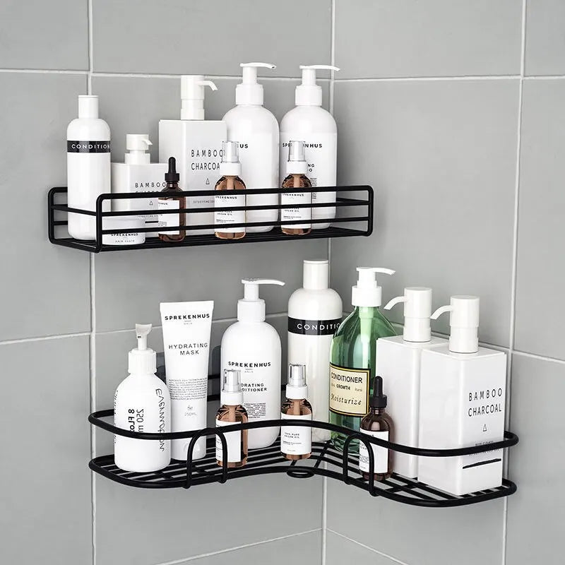 Bathroom / Kitchen Corner shelf - No Punch Wall