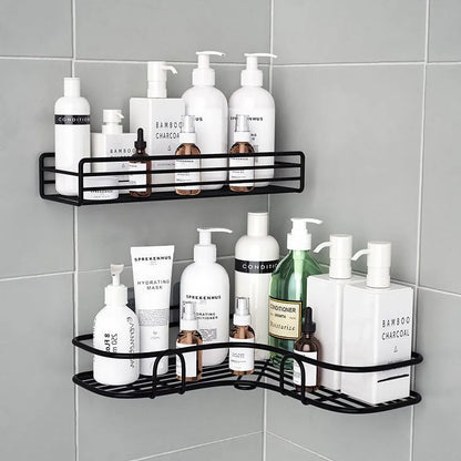 Bathroom / Kitchen Corner shelf - No Punch Wall