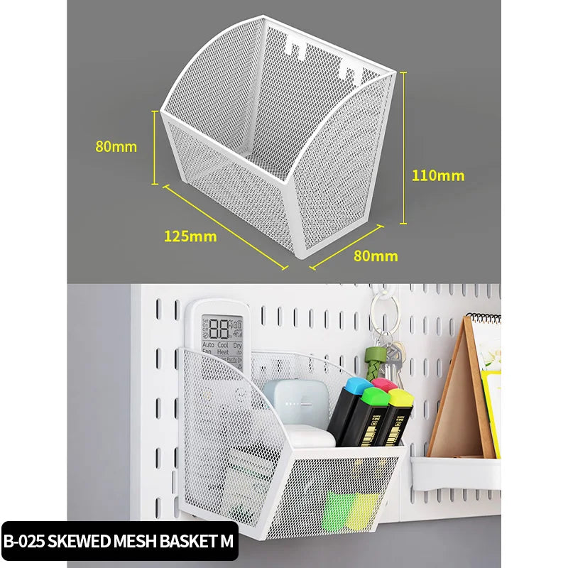 Pegboard Wall Display Kit – Modular Punch-Free Panels for Craft Room & Office Storage
