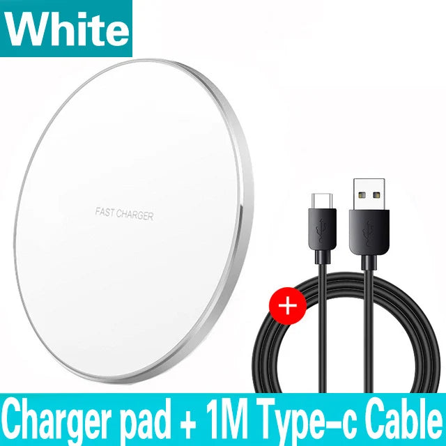 100W – Fast Wireless Charging Pad Station for iPhone & Android Devices