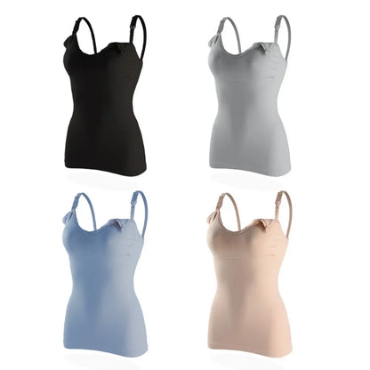 Sleeveless Nursing Tank Top Size Maternity Clothing