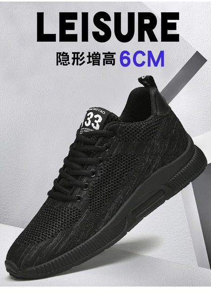 Men Sneakers With Hidden Heels