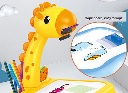 led drawing projectable painting set table