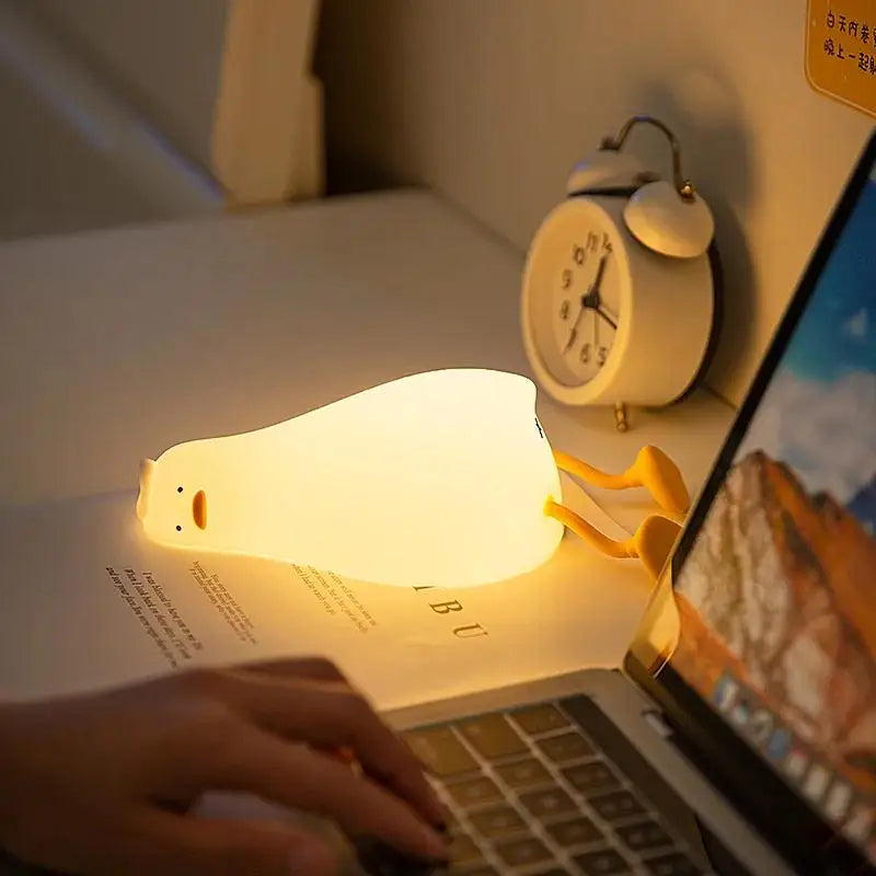 Silicone Bunny Night Light – Touch Sensor Lamp for Kids, Babies & Nursery Decor
