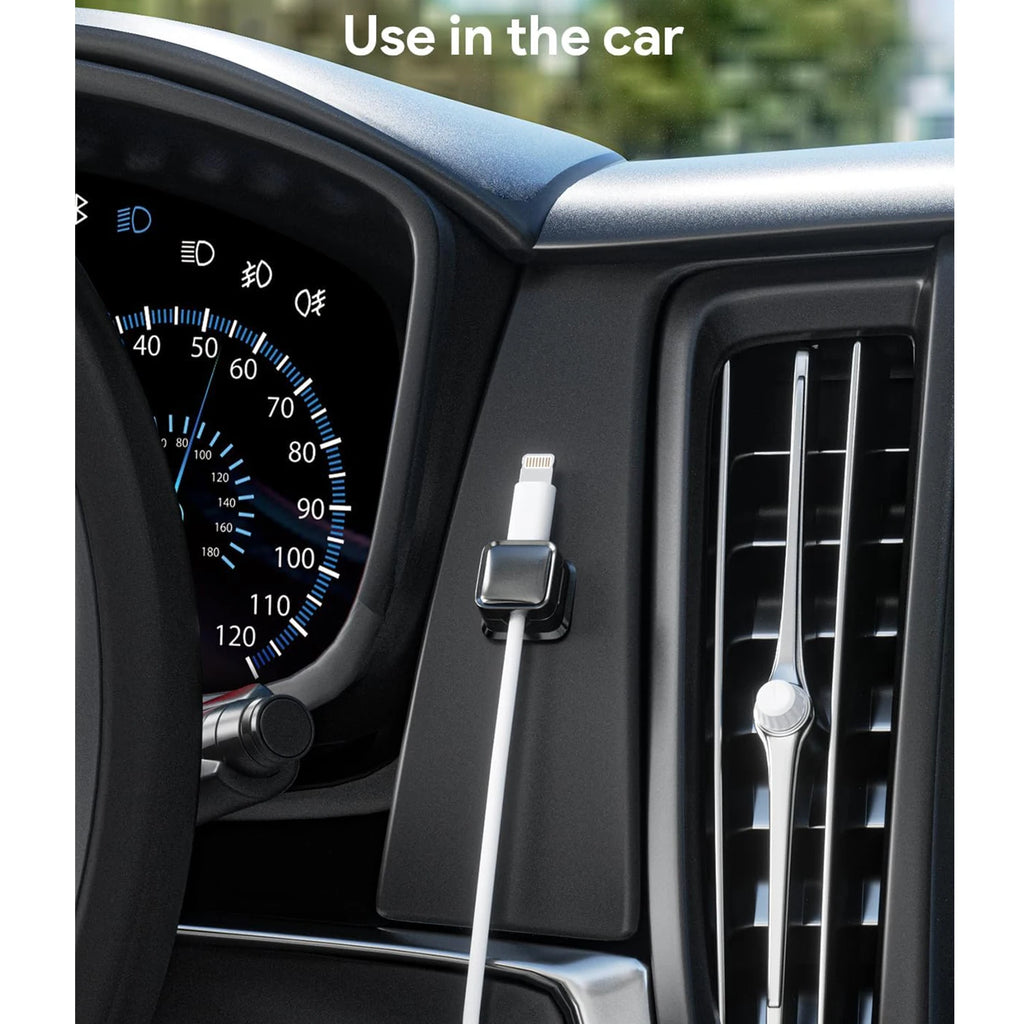 Magnetic Cable Organizer – Compact Cord Holder Clips for Desk & Appliances