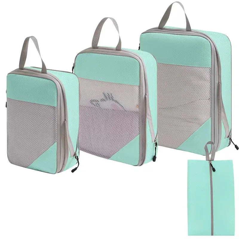 Luggage Packing Cubes – Expandable Compression Organizers for Suitcases & Trips
