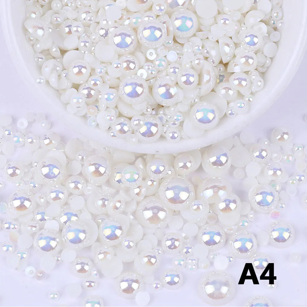 Random Mix  Beads Imitation Pearl