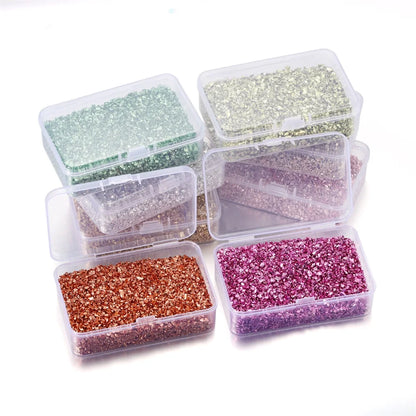 Colorful Crushed Glass Stones