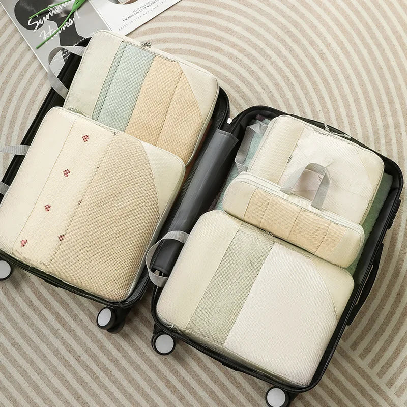 Luggage Packing Cubes – Expandable Compression Organizers for Suitcases & Trips