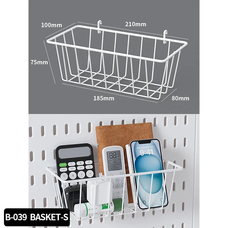 Pegboard Wall Display Kit – Modular Punch-Free Panels for Craft Room & Office Storage