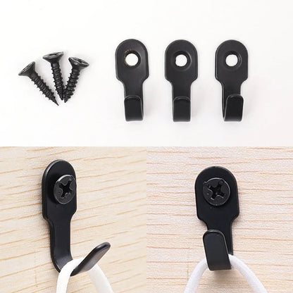 Mini Stainless Steel Hook with Screw