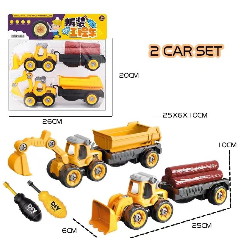 Kids Engineering Vehicle Electric Drill Tool Toys