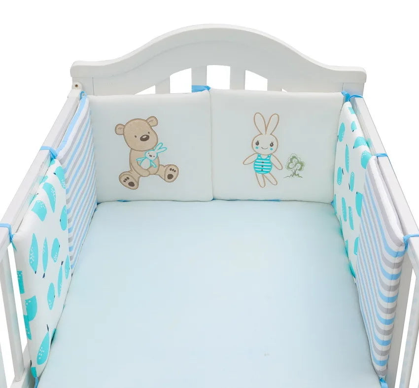 6Pcs/Set Baby Bed Protector