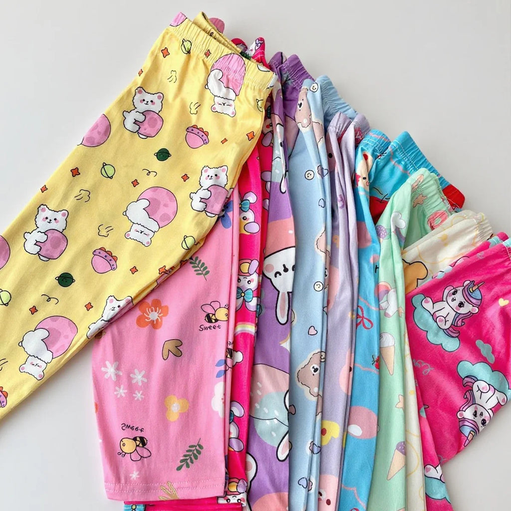 Kids’ 5-Pack Lightweight Leggings Cool & Comfy Seasonal Pants
