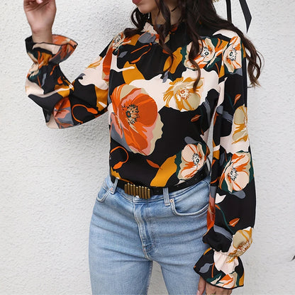 Flower Print Top