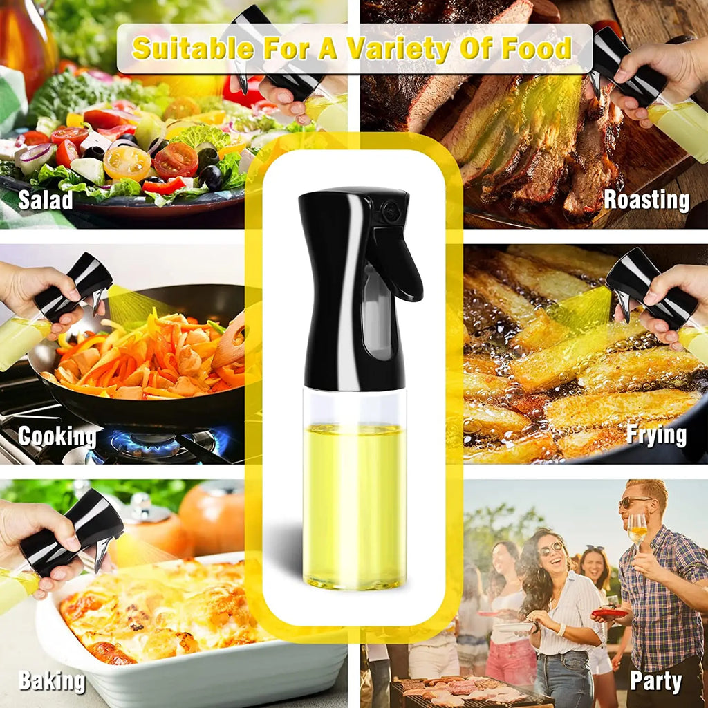 Kitchen Oil Spray Bottle, Multipurpose Refillable bottle