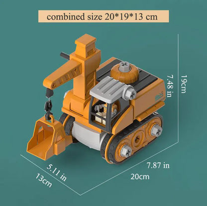 Kids Engineering Vehicle Electric Drill Tool Toys