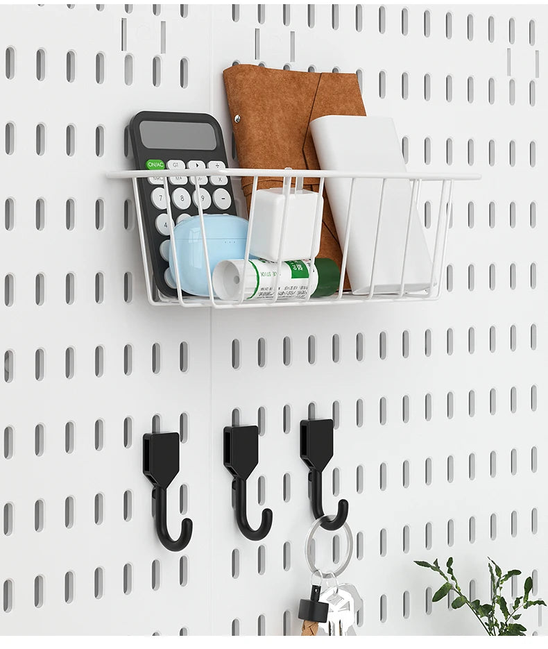Pegboard Wall Display Kit – Modular Punch-Free Panels for Craft Room & Office Storage