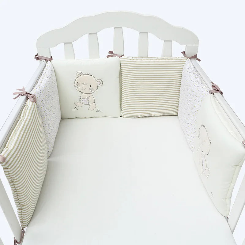 6Pcs/Set Baby Bed Protector
