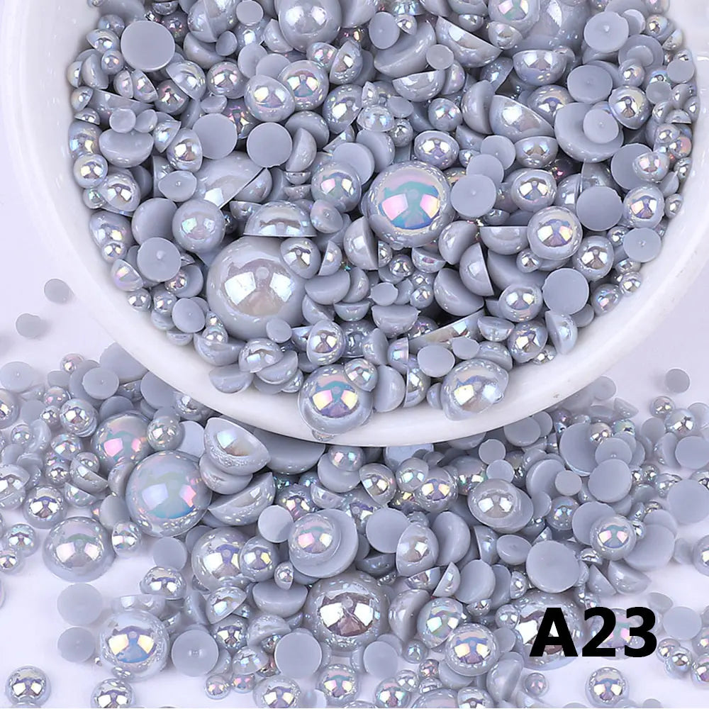 Random Mix  Beads Imitation Pearl