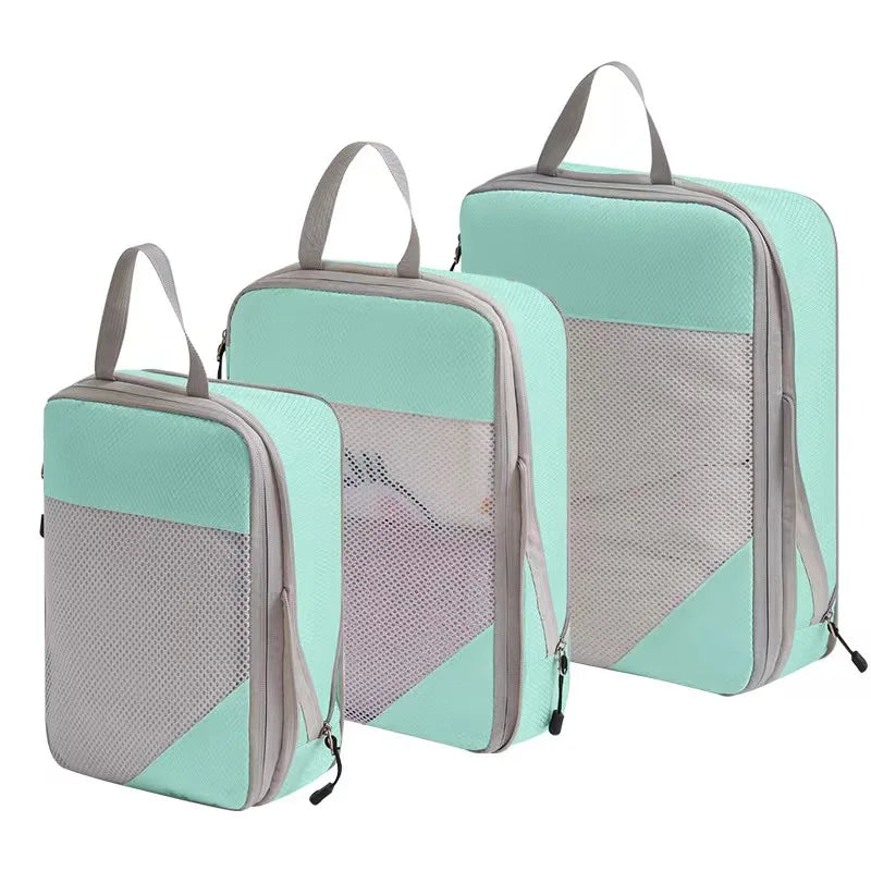 Luggage Packing Cubes – Expandable Compression Organizers for Suitcases & Trips