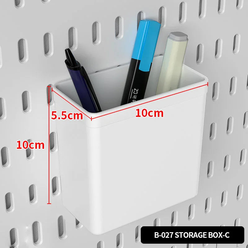Pegboard Wall Display Kit – Modular Punch-Free Panels for Craft Room & Office Storage