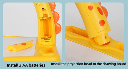 led drawing projectable painting set table