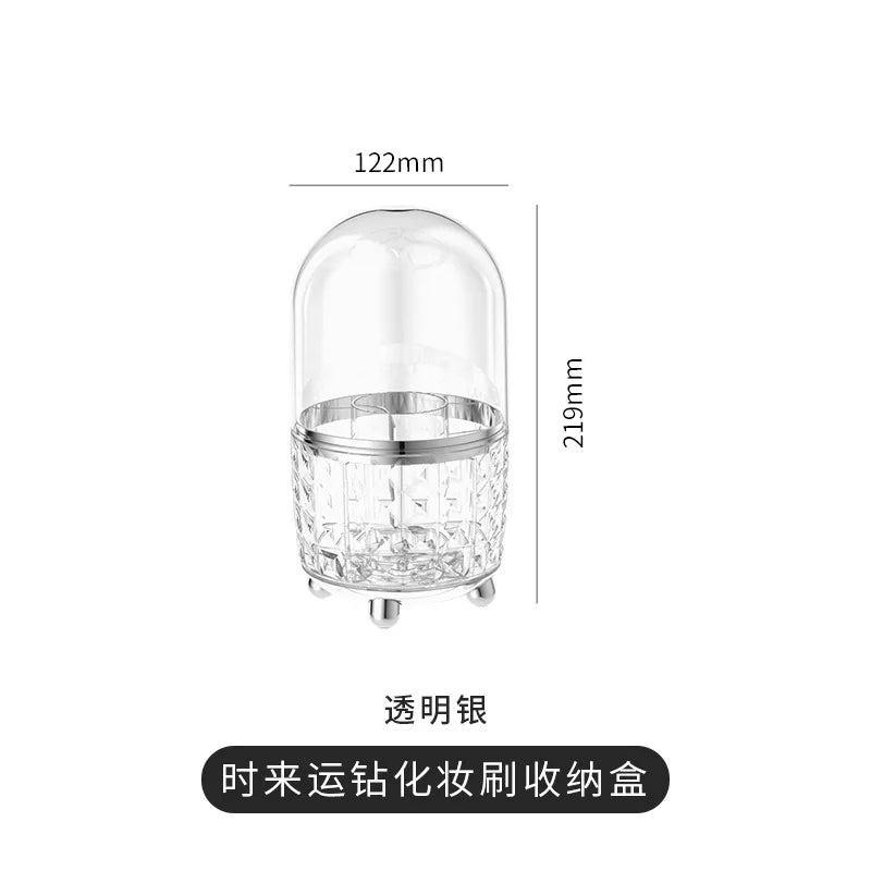 360-degree Rotating Makeup Stand for Cosmetics Storage