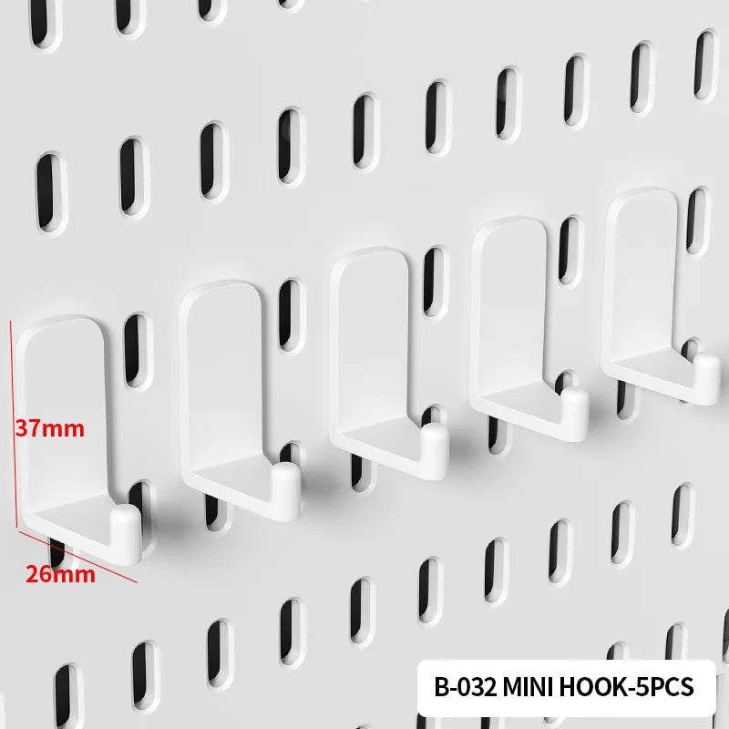 Pegboard Wall Display Kit – Modular Punch-Free Panels for Craft Room & Office Storage