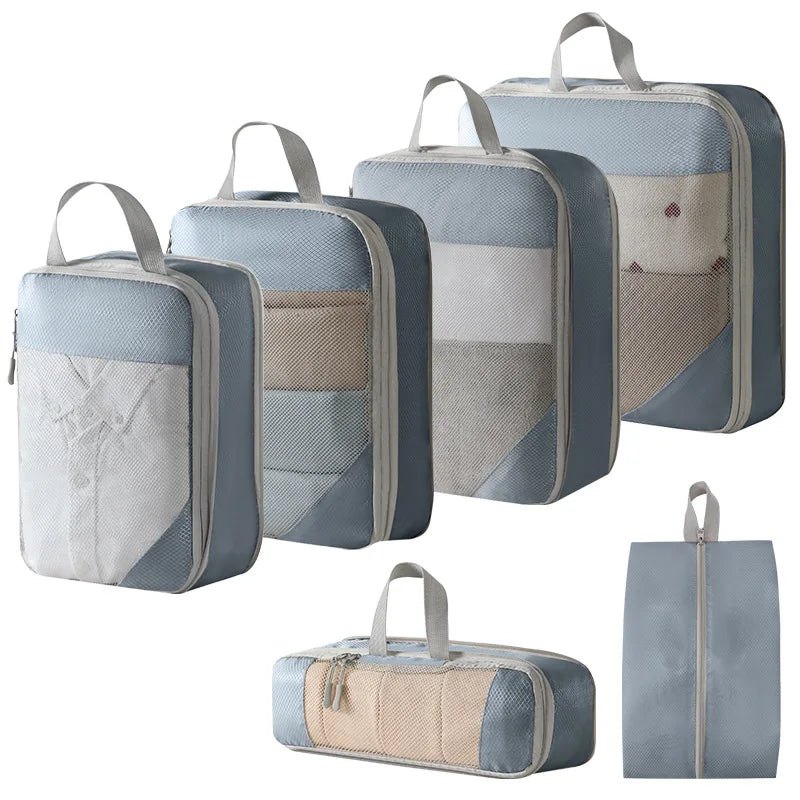 Luggage Packing Cubes – Expandable Compression Organizers for Suitcases & Trips