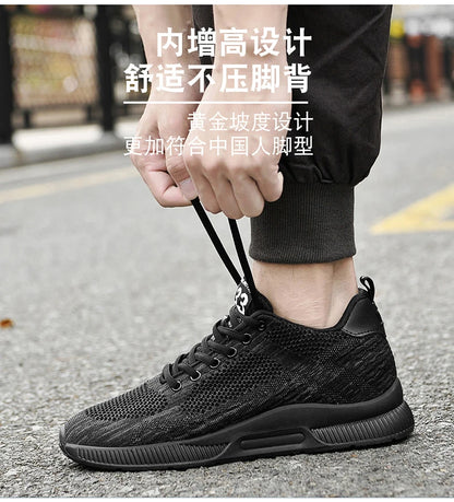 Men Sneakers With Hidden Heels