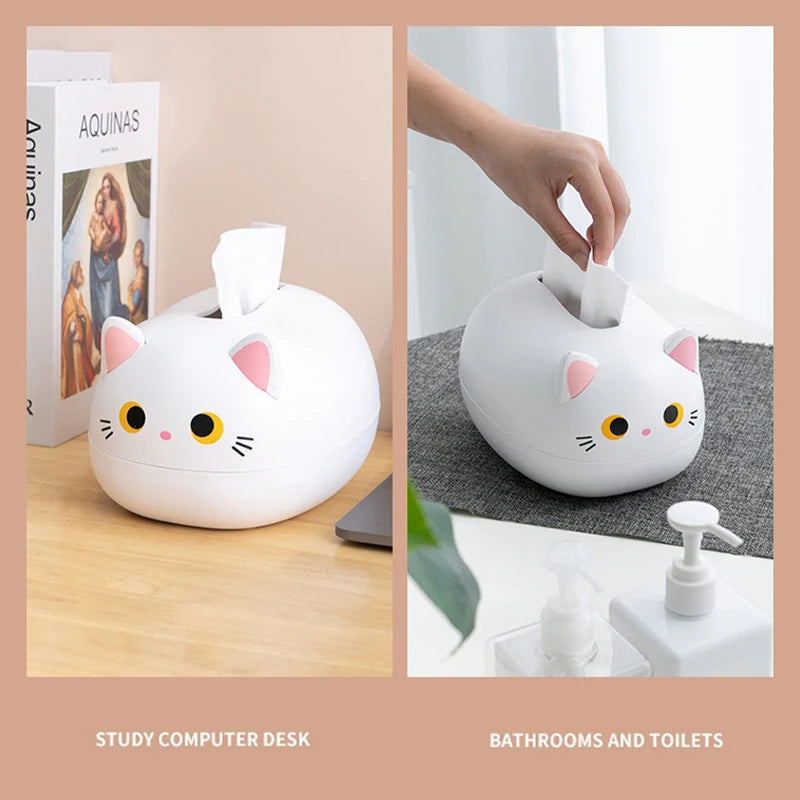 Kawaii Cat Tissue Box