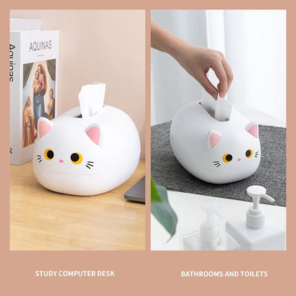 Kawaii Cat Tissue Box