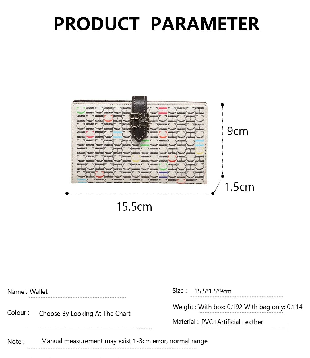 Elegant Long Wallet – High-Capacity Organizer for Cards & Coins