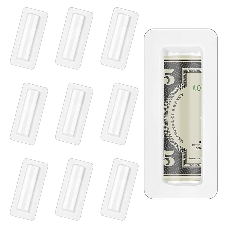 Money Card Holder With Sticker Plastic Dome
