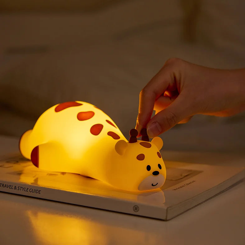 Silicone Bunny Night Light – Touch Sensor Lamp for Kids, Babies & Nursery Decor