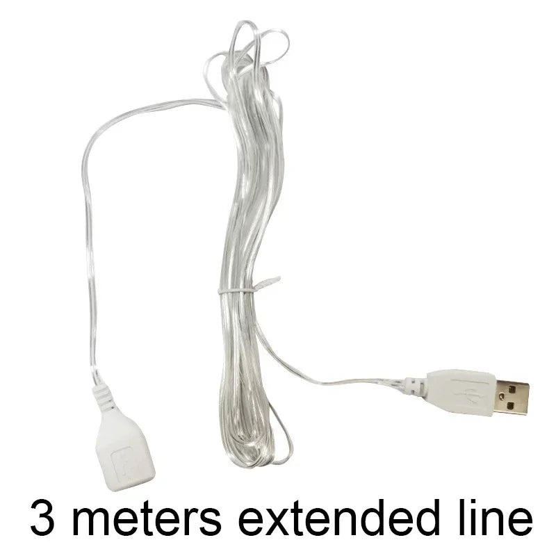 3D Acrylic LED Night Light – Eid Mubarak Ramadan Decor Lamp, USB Powered