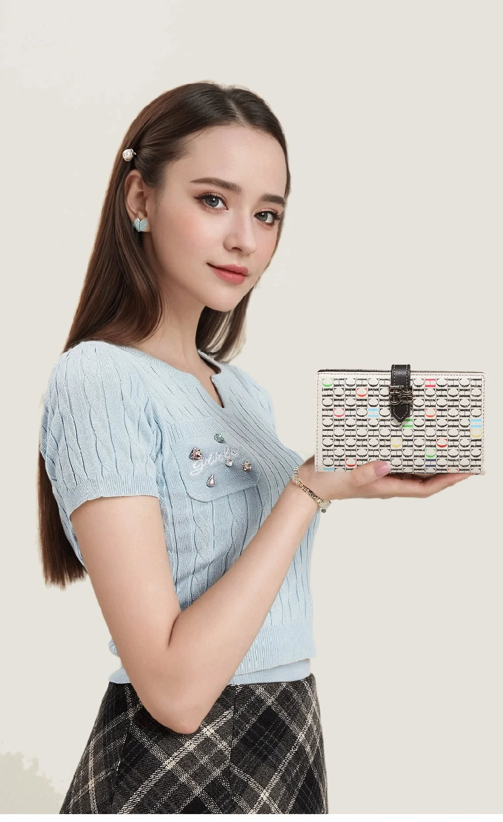 Elegant Long Wallet – High-Capacity Organizer for Cards & Coins