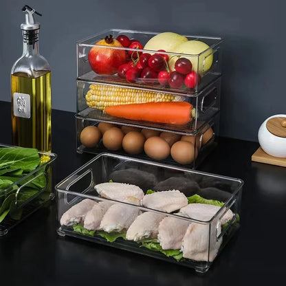 1PCS Refrigerator Side Door Storage Box